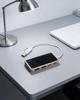 4-Port Bamboo USB Hub for Mobile and PC