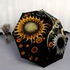 Yin Yang Harmony: Sunflower & Moon Art Print Umbrella, Christmas Gift Y383
