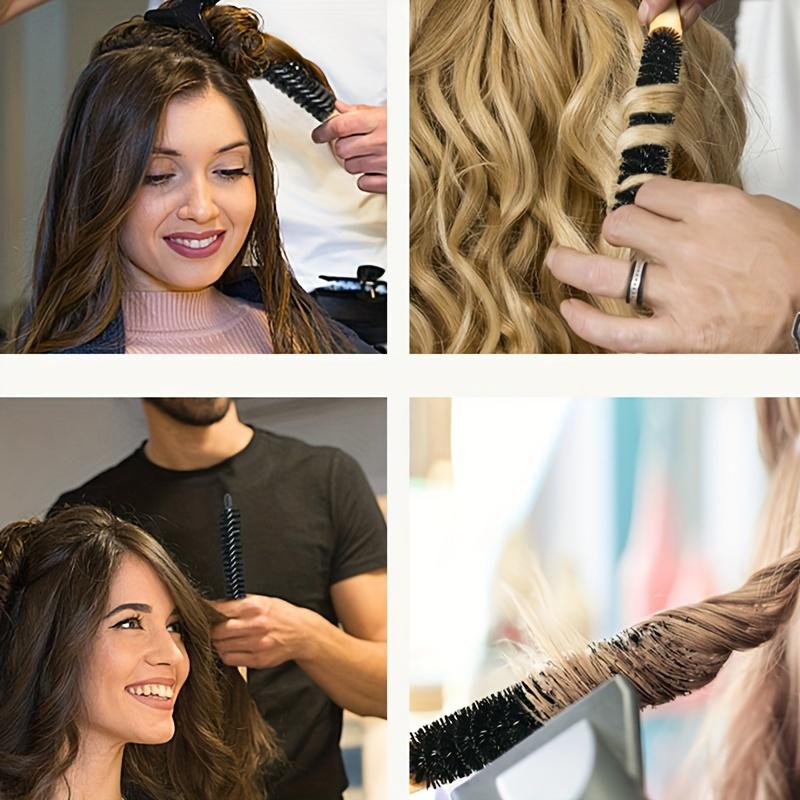 Salon Professional Aluminum Tube Curling Comb Hairstyle Fluffy Round Comb High Skull Top Hair Root Fluffy Ultra-Fine