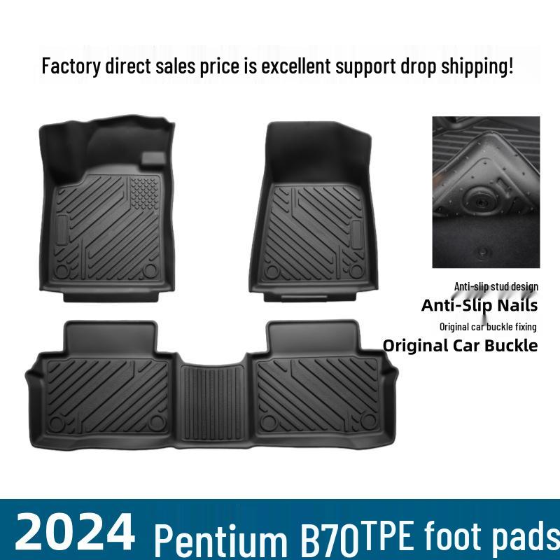 Bestune B70 TPE Floor Mats: Scratch & Wear Resistant, Eco-Friendly, Custom Fit for 24 Models, Interior Protection