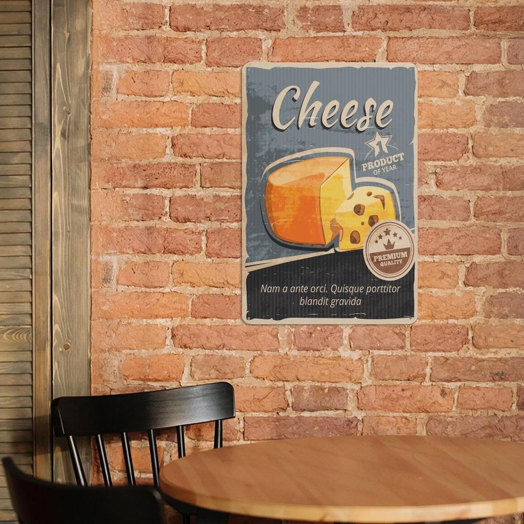 1Pc Vertical Metal Tin Wall Poster Decor 2030cm Or 3040cm Rustic Vintage Style For Home Bar Garage Kitchen