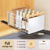 Pull-Out Under-Cabinet Dish Drying Rack and Kitchen Storage Solution