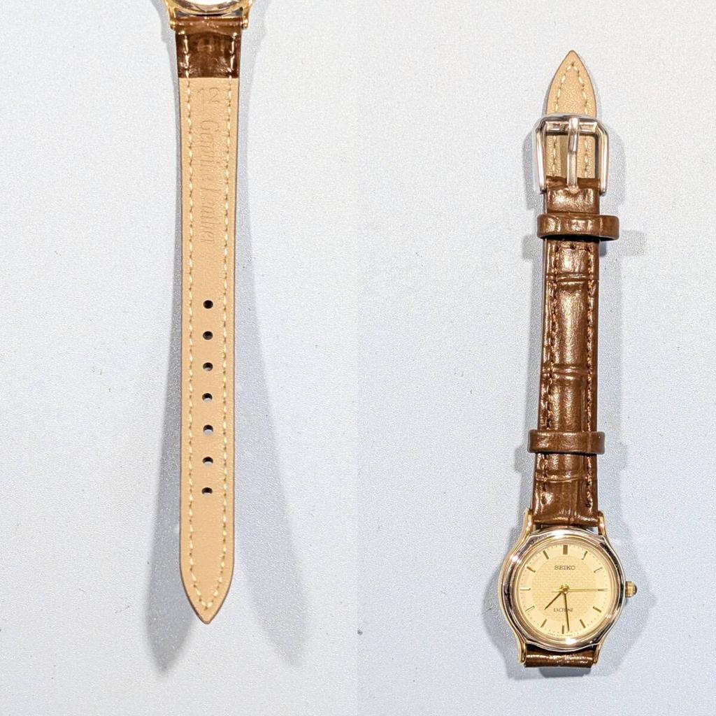 SEIKO Excelline Battery and Strap Working Ladies' Watch, Replaced, Condition, K-08