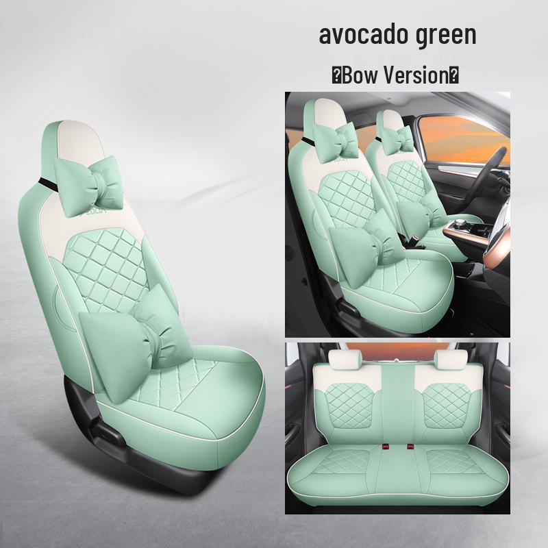 Universal Nano Leather Car Seat Cushion - All-Season Fit