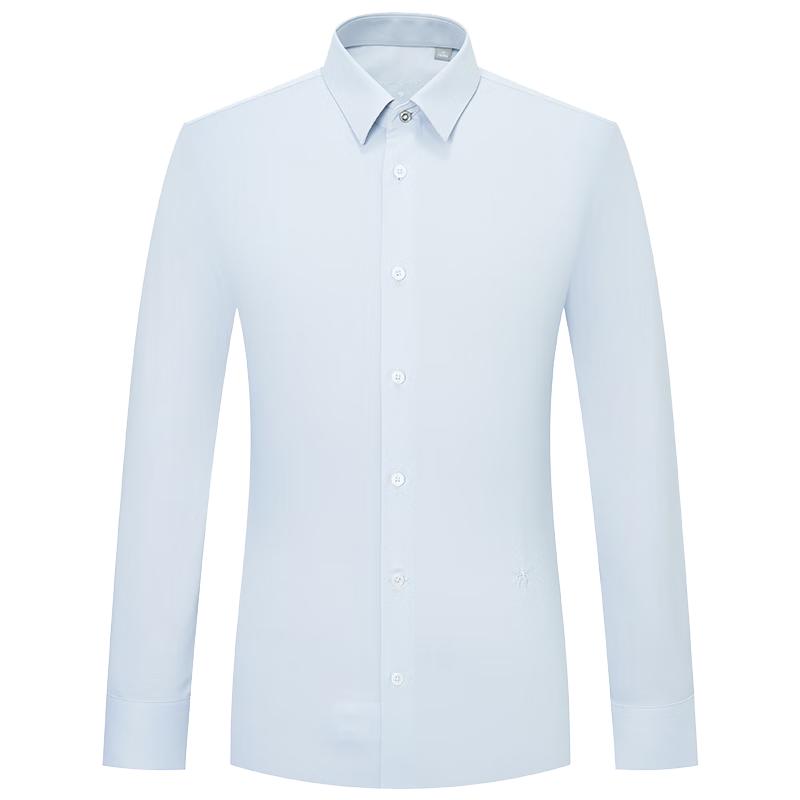Мужская однотонная официальная деловая рубашка Baoxiniao 43
