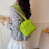 Candy Color Mini PU Single Shoulder Bag Squared Underarm Bag Casual Toast Crossbody Bag  Office