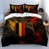 Royal Belgian FA Logo Bedding Bedding Duvet Cover Set Duvet Cover Pillowcases (1 * Duvet Cover 2 * Pillowcases, without duvet insert)