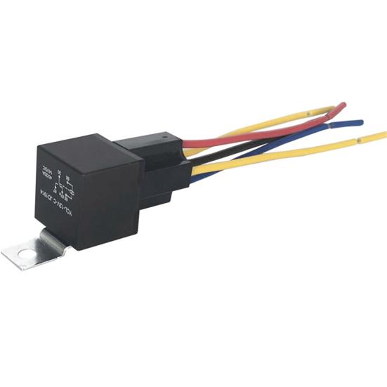 Automotive Relay 12V 5Pin 40A Car Copper Terminal Auto With Socket Accessory