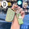 Compatible Car Key Cover for JAC Jiayue A5, X4, X7, iC5, iEVS4/7S, T8 Refine, S4, S7, M6 with Buckle