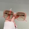 Vintage Square Sunglasses Women Fashion Cute Candy Color Rim Gradient Shades  Trendy Retro Brand Design Sun Glasses