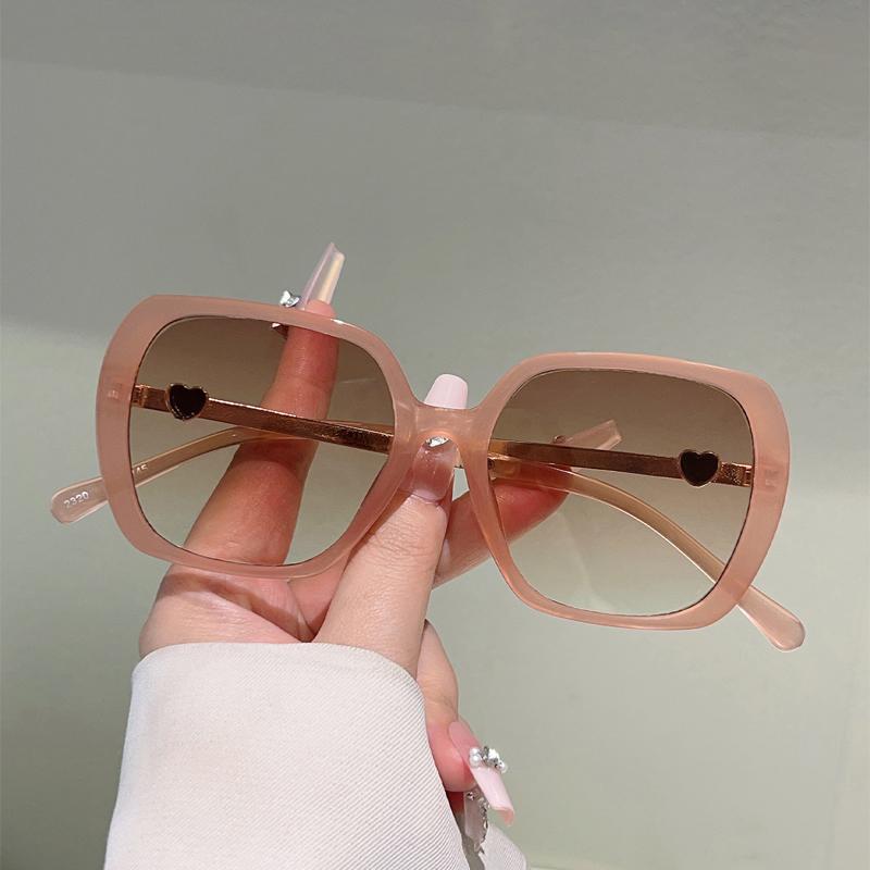 Vintage Square Sunglasses Women Fashion Cute Candy Color Rim Gradient Shades  Trendy Retro Brand Design Sun Glasses