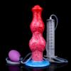 Inflatable Silicone Female Masturbator with Water-Spraying Dildo Simulation