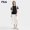 FILA Women's Casual Knitted Short Sleeve Round Neck T-Shirt
