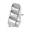 1/2PCS Utensil Rack Chopsticks Holder Fork Knife Storage 3-Grids Washable For Kitchen Cooking Tool Shelf Box Cutlery Organizer