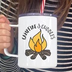 Clearance Sales 25pcs 12oz Sublimation Stainless Steel Insulated Blanks Coffee Mug With Handle