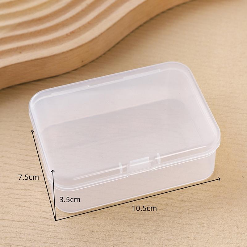 1 Stück Aufbewahrungsbox 10,5x7,5cm Transparent Spielkartenbox Schmuckaufbewahrungsbehälter Brettspiel Poker