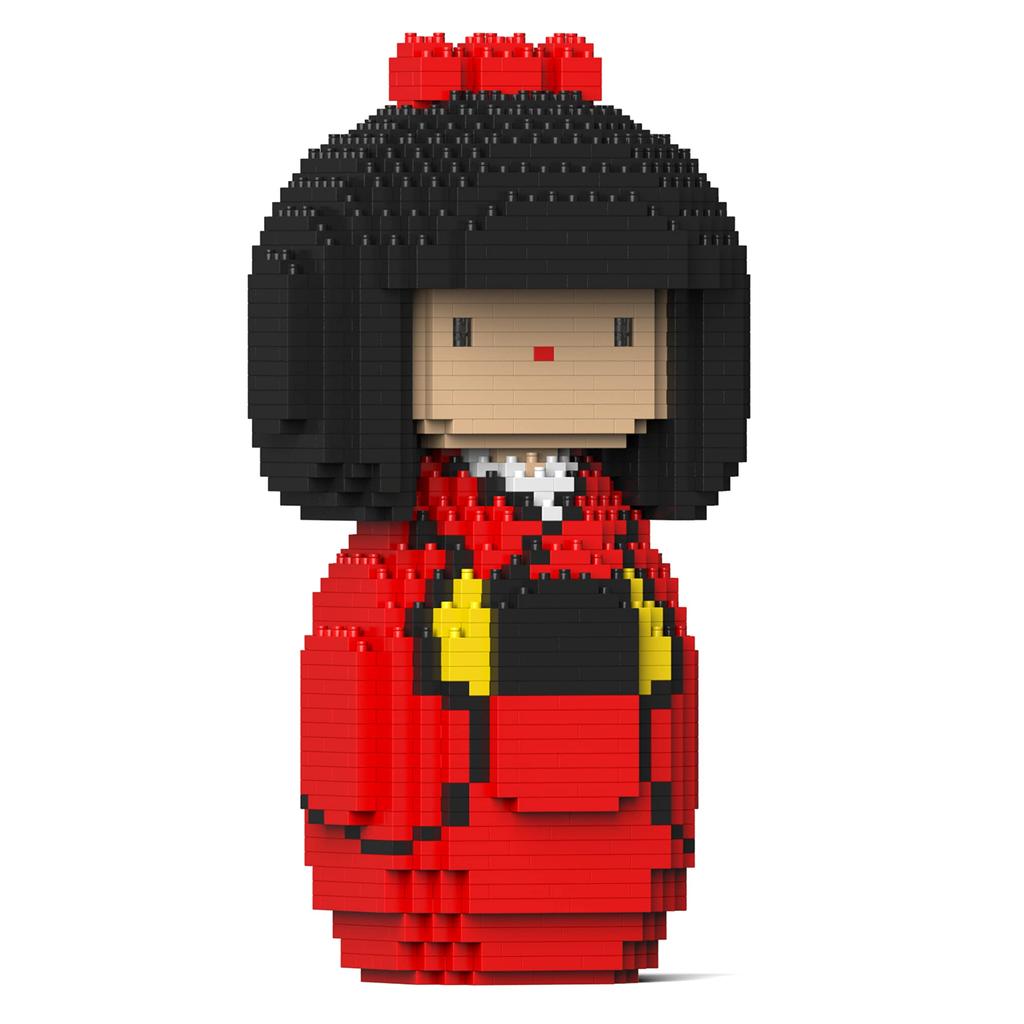 JEKCA Jekka Block Kokeshi Doll 01S-M01 ST28JPY06-M01