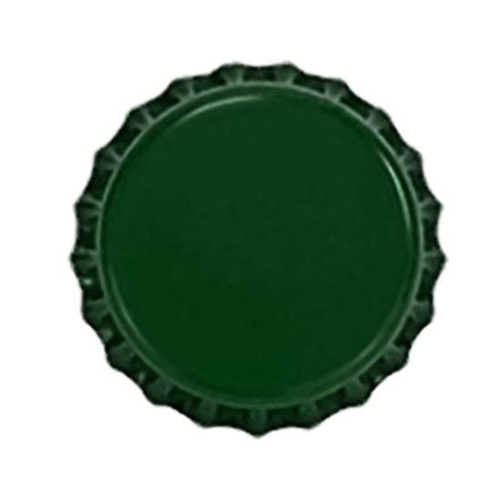 

100 шт. крышки для бутылок, прочная конструкция, антидеформирующая жесть, мини-крышки для пивных напитков для дома зелёный