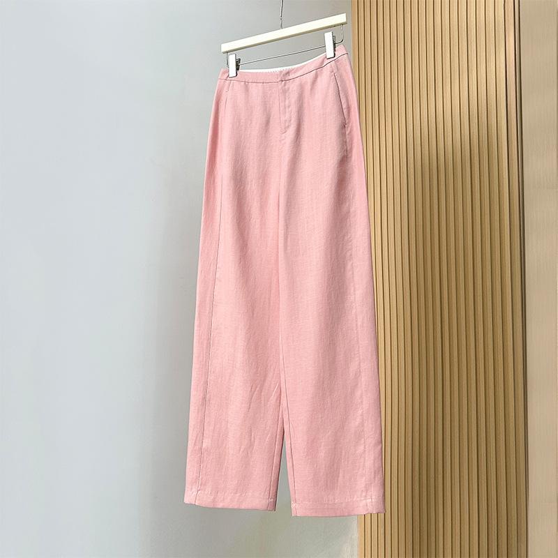 Wide Leg Pants Women's New Summer Thin Style Dragging and Lazy Casual Pants