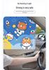 Car Sunshade Curtains: Blackout, Heat Insulation, Privacy, Cartoon Design