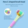 Three Sided Toothbrush Soft Bristle Tooth Brush Ultra Fine Toothbrush Oral Care Safety Teeth Brush Oral Health Cleaner