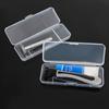 Portable Travel Men's Razor Case Shaving Machine Container Holder Shaver Box Transparent Plastic Razor Blades Storage Box