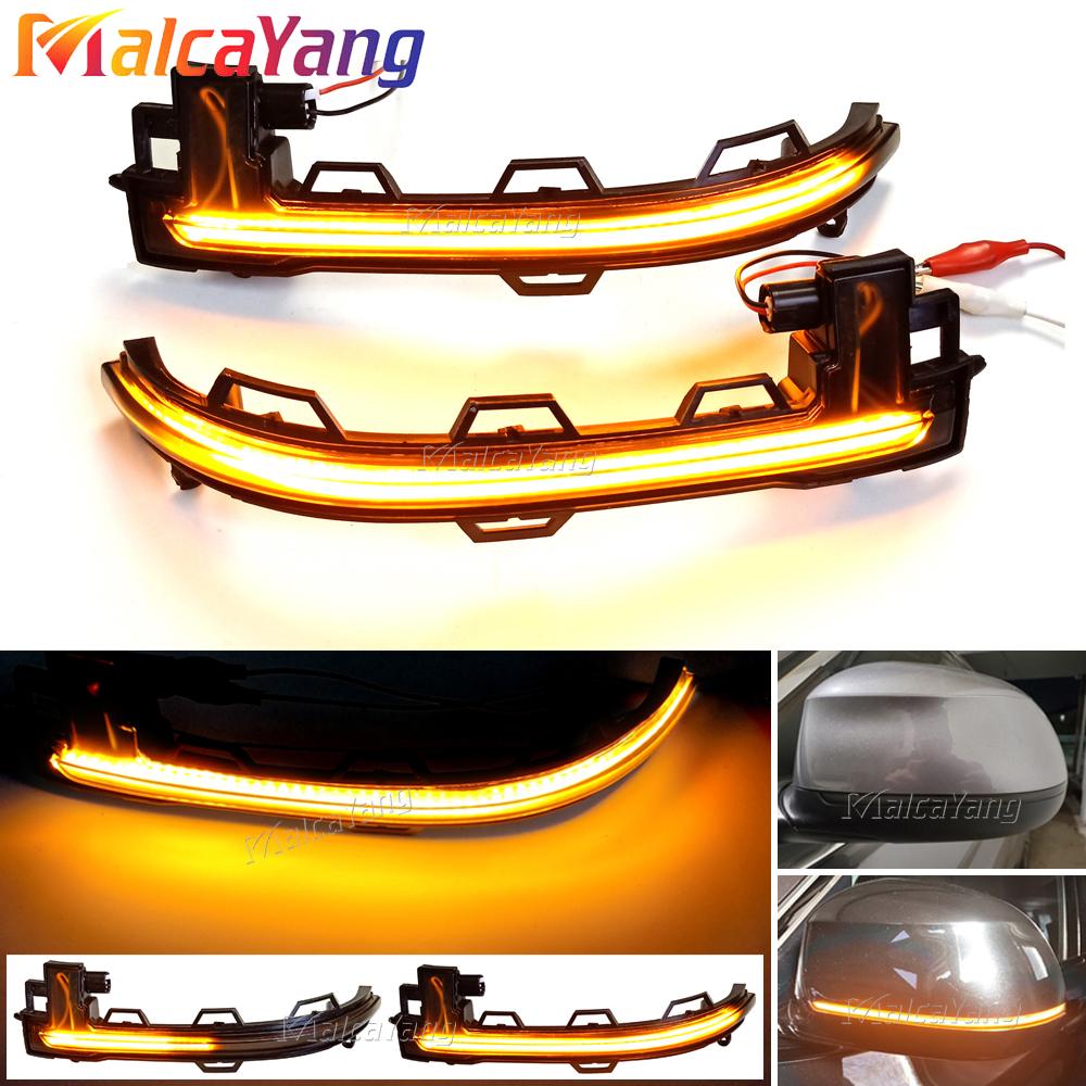 For BMW X3 F25 X4 F26 X5 F15 X6 F16 2014-2018 LED Dynamic Turn Signal Light Smoked Side Mirror Sequential Turn Signal Light