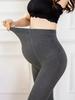 Plus Velvet Maternity Leggings: Striped, Adjustable Belly, Cotton, for Pregnant Women