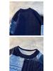 Men's Retro Patchwork Loose Knit Sweater - Winter Base Layer Outerwear