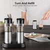Electric Peppers Mill Automatic Salt Mill Peppers Grinder USB Rechargeable Adjustable Mill Suitable for Kitchen Cooking
