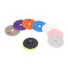 7Pcs Diamond Polishing Pads Wet Dry Polish Kit Grit 1Pc Backer Grinding Granite Marble 4in