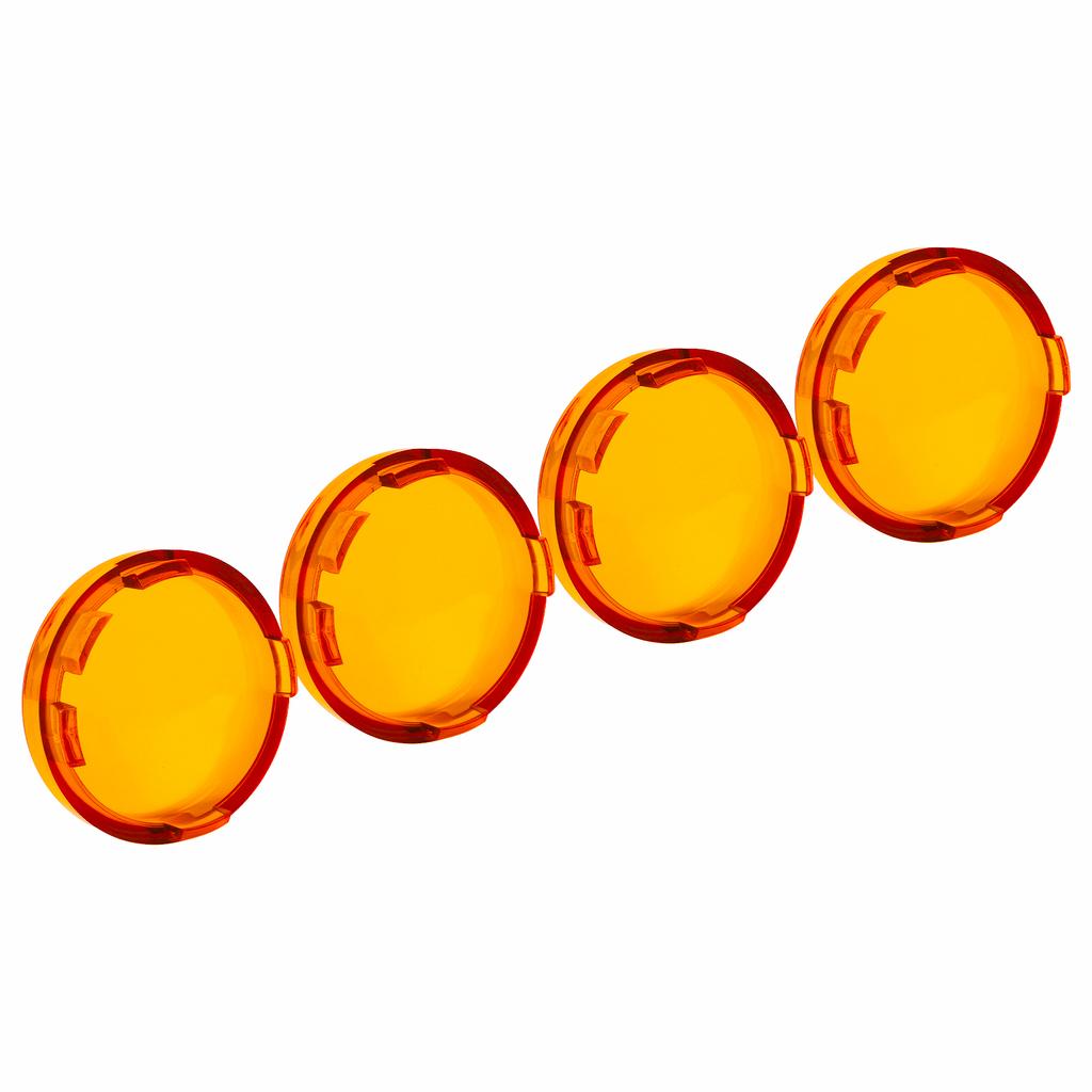 4pcs 6cmCelsius2.36in Motorcycle Turn Signal Light Lens Cover ABS Motorbike Accessories