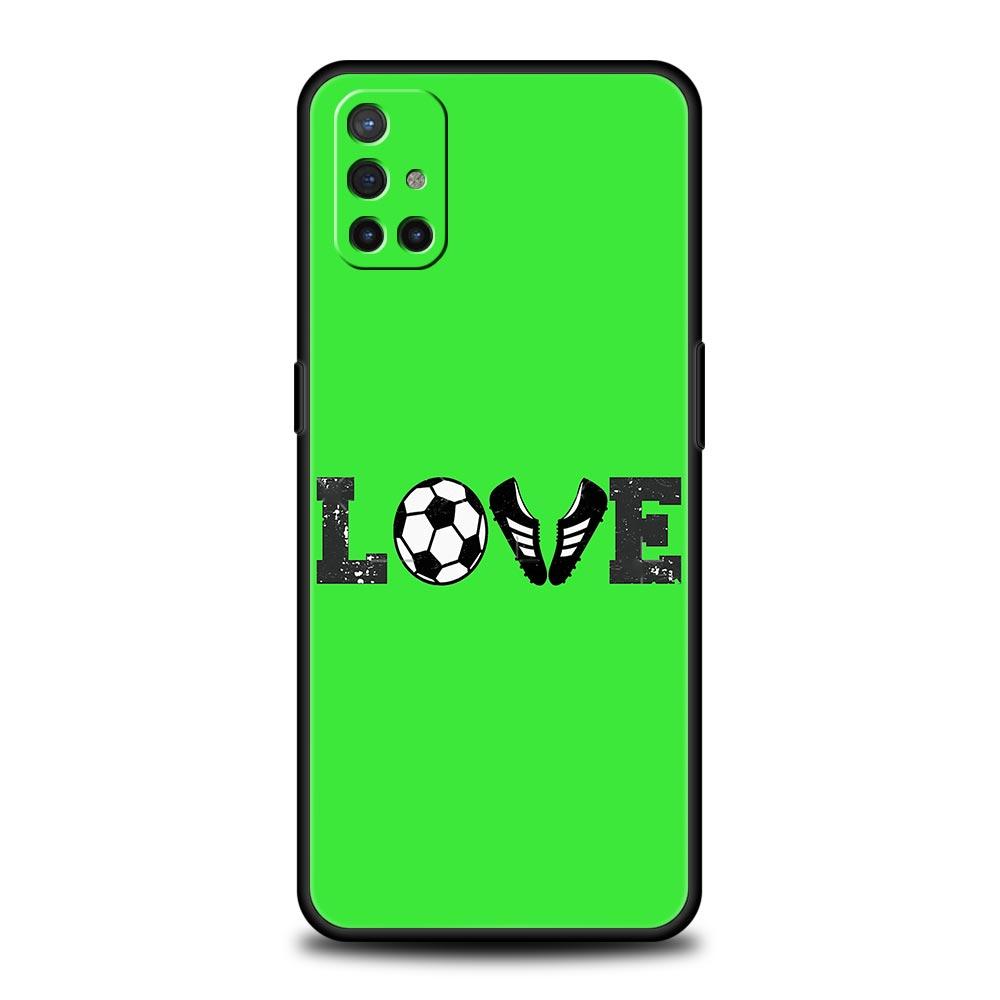 Soccer Heartbeat Phone Case For OnePlus 15 13 12 11 10 Pro 13T 13R 12R 9 8T 8 7 7T 9R Nord 2T CE 2 3 4 5G Soft Cover