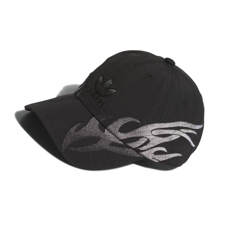 Adidas Originals Polyamide Baseball Caps Unisex Black Adidas JJ2076