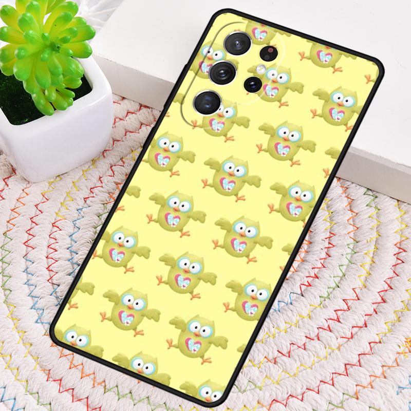 Cute Owls Phone Case for Samsung Galaxy Note 10 Pro S26 Ultra S23 S24 FE S25 S21 S22 PLUS Shockproof Cove