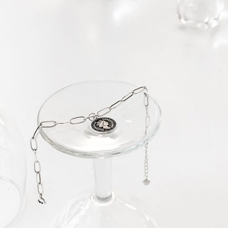

warmrecord B001_Elizabeth Coin Braclet S 14~17cm