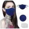 Adult Fashion Reusable Windproof Fog Haze Mask Diamond Mask for Women
