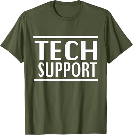 Funny Tech Support Tshirt Letters Printed Saying Tee Humor Technology Enthusiasts Casual Tops Short Sleeve Blouses Novelty Gift