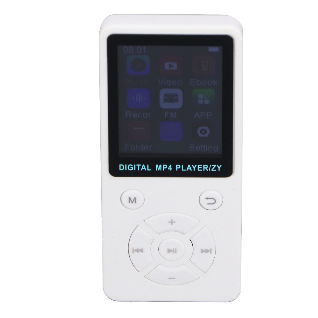 MP3 MP4 Player with Bluetooth 1.8 Inch LCD Color Screen HiFi Lossless Portable Music Player with Speaker Video Playback