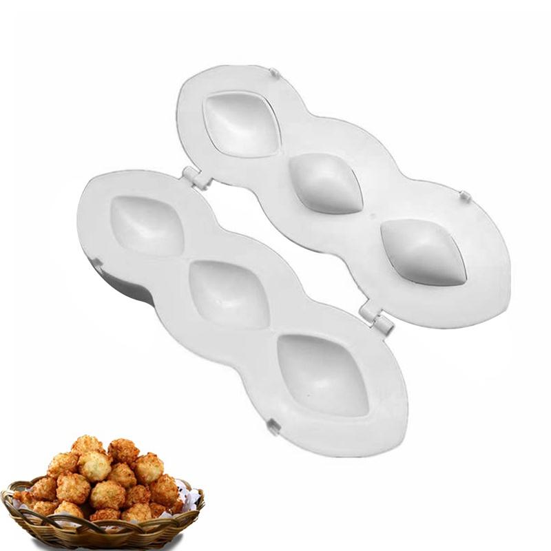 Meatball Mold Manual Meatloaf Maker Press Tool 5cm Meatball Size Durable DIY Plastic Meatball Mould Kitchen Cooking Tools for Making Fried Kibbeh 5cm/7cm Meatball Mold Manual Meatloaf Maker Press Tool 5cm Meatball Size Durable DIY Plastic Meatball Mould Kitchen Cooking Tools for Making Fried Kibbeh 5cm/7cm