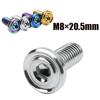 Motorcycle Flat Head Hexagon Socket Bolts Brake Disc Screws Bolts M8 20.5mm Burnt Bluing Bolt Brake Caliper Bolt Motocross Acces