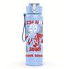 1PC Retro Red Devil Horror Graphic Print 750ml Portable Sports Water Bottle Leakproof Gym Outdoor Travel Drink Cup