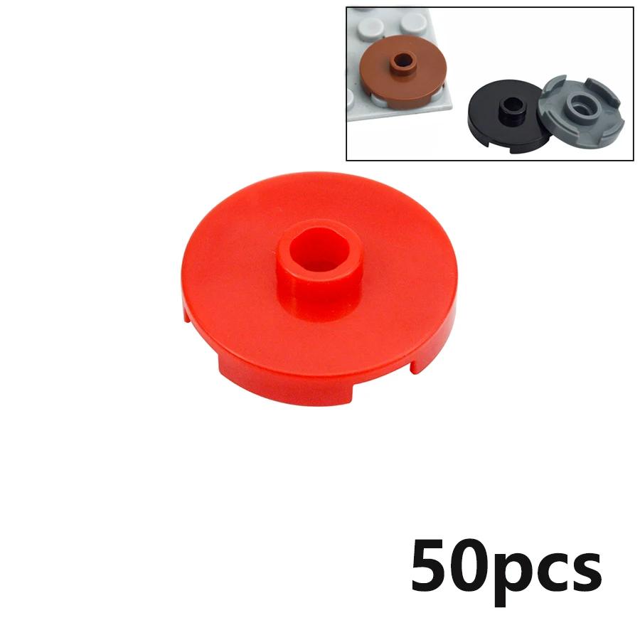 50 Stück 18674 Steine 2x2 Runde Platte mit 1 offenem Noppen DIY enlighten Bausteine Spielzeug Montiert Kleine Partikel Kompatibel Leduo