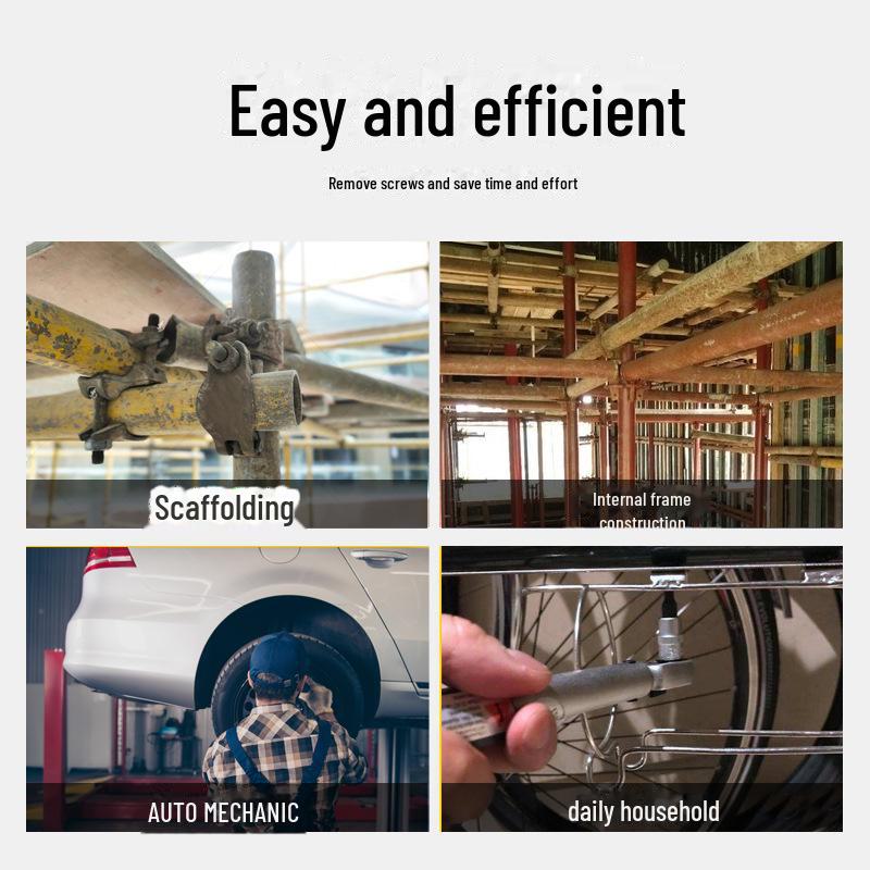 Elektrischer Sechskant-Steckschlüsselsatz, 8-teilig, 32 mm