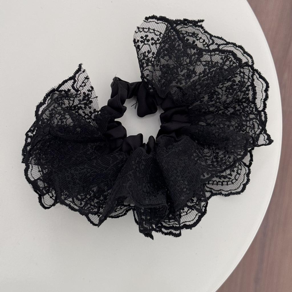 Hair accessories korean scrunchie bands ties elastic rubber for women girl leading fashion vintage bow popular adults kpop large