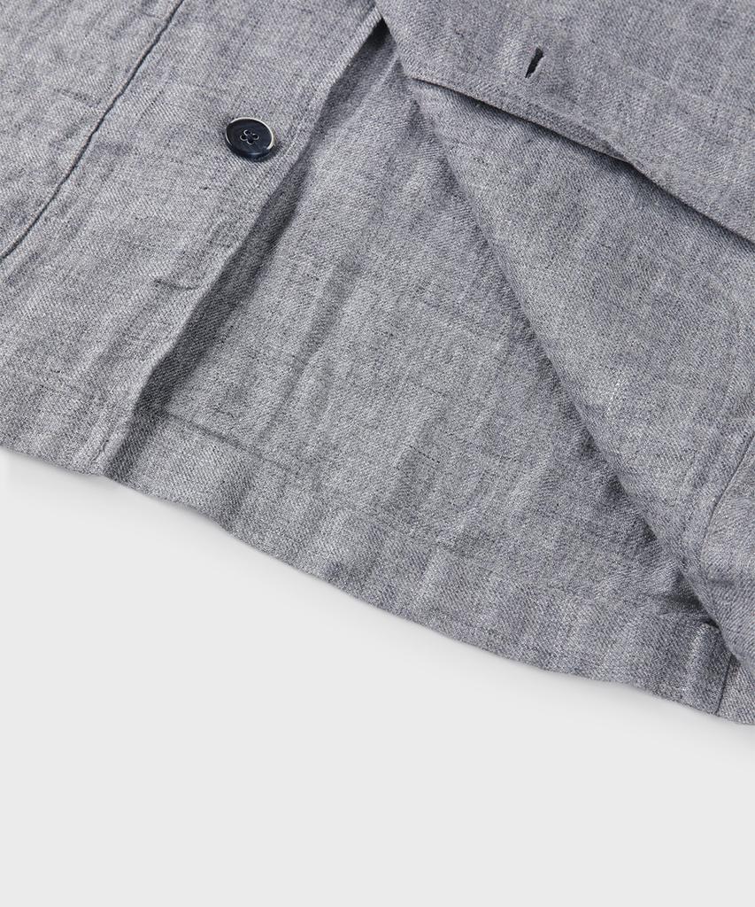 Panicale Blue Linen Enio Jacket