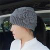 Hair band Women's trendy versatile wide hair band hat Autumn and winter handmade knitted wool Ear protection Warm wide edge hair accessories Head wear