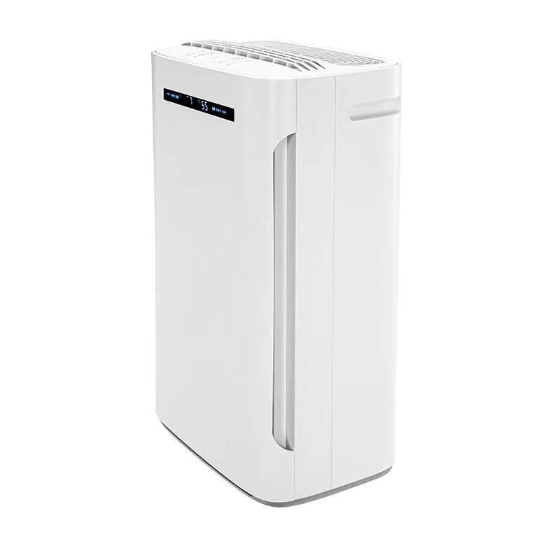 Smart Indoor Air Purifier with Humidification for Office – Eliminates Smog, Smoke, Odors, Bacteria, Allergens, and Releases Negative Ions