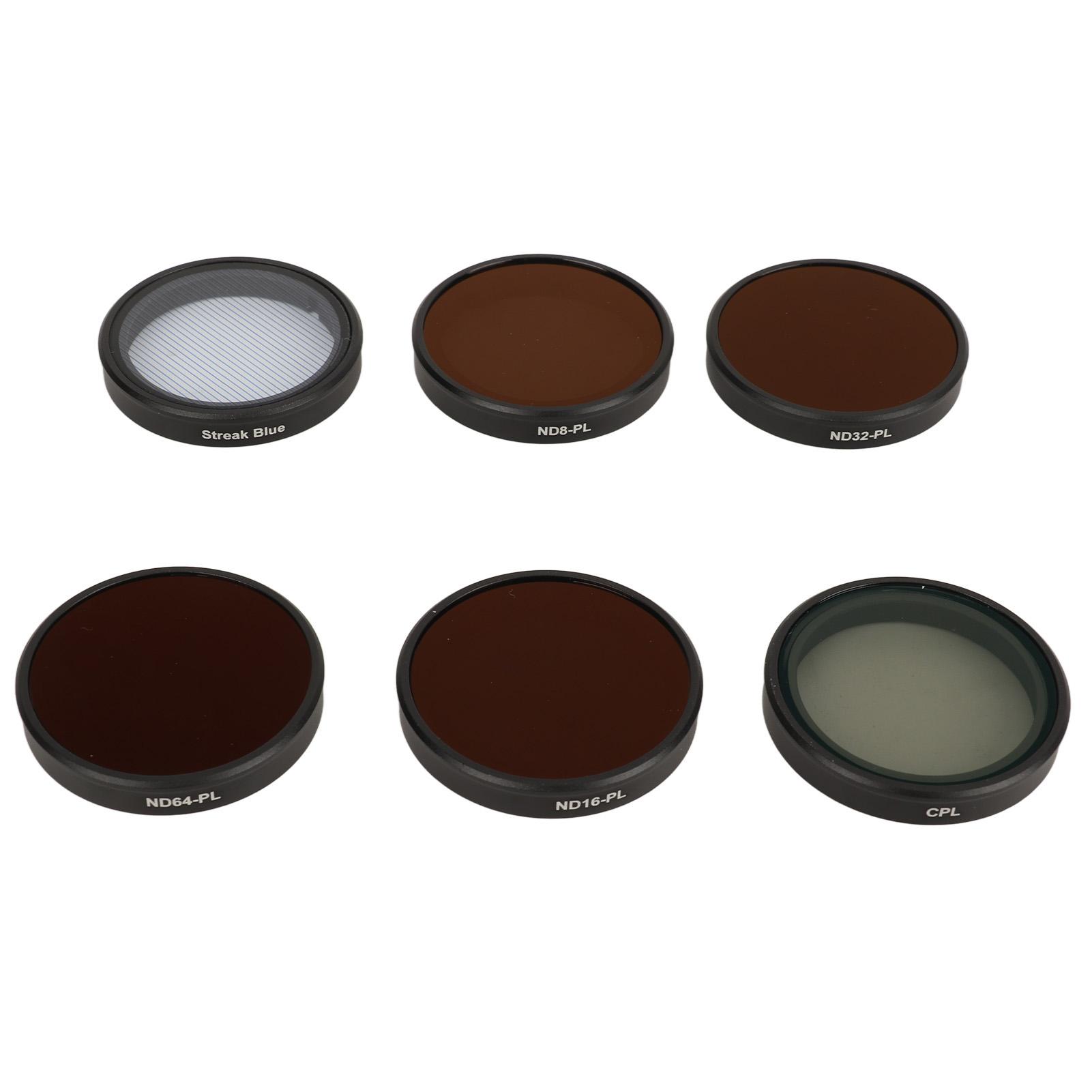 

Набор NDPL-фильтров ND8PL ND16PL ND32PL ND64PL CPL-фильтр Фильтр синего луча для Action 3 4 Спорт