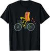 Hot Dog riding Bike Bicycle Cycling Cyclist Wiener Love T-Shirt